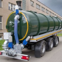 Semiremorca cisterna pentru transport reziduuri agricole - ZVVZ Machinery - Semi-trailer DOMEX 30